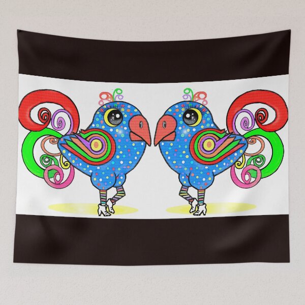 Item preview, colorful birds  designed and sold by Shirley cute art .