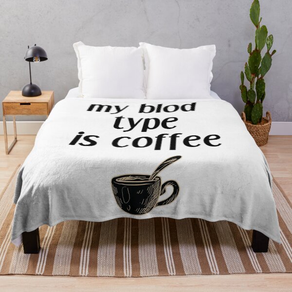 Item preview, my blod type is coffee, Coffee Lover, Gift for Friend, Coffee Tee, Coffee Lover Gift designed and sold by Dkh Fashion.
