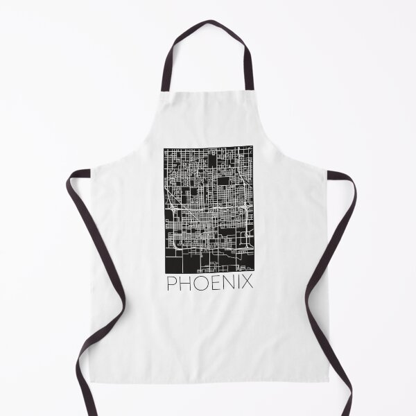 Item preview, Phoenix Street Map White and Black designed and sold by HelloGentry.