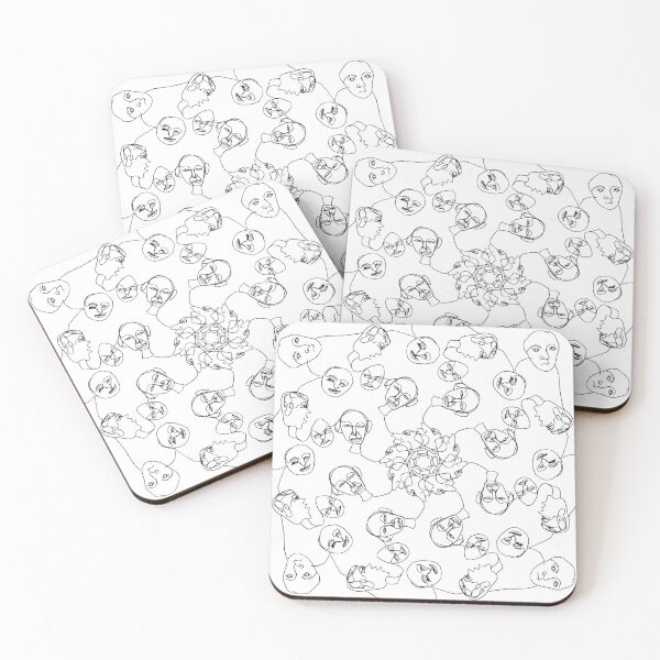 Item preview, Faces Line Drawing designed and sold by Kari Dana.