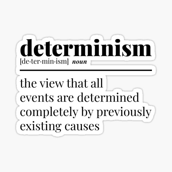 determinism-definition-rare-words-series-009-sticker-for-sale-by