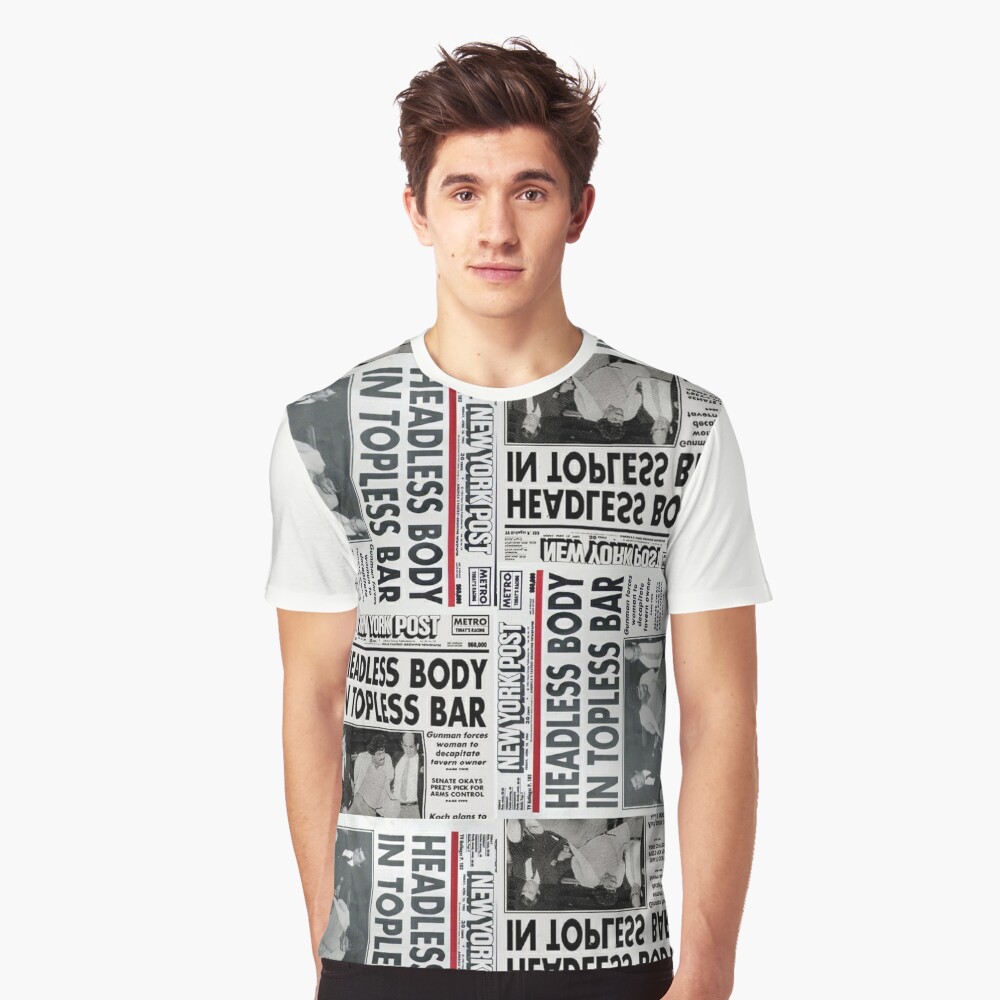 T-shirt with Printed Design - White/New York - Men