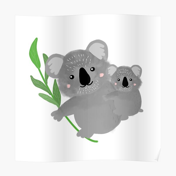 Posters Sur Le Theme Koala Redbubble