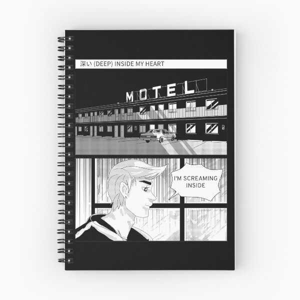 Item preview, Screaming Inside - with Manga Illustration designed and sold by SocialStreet.