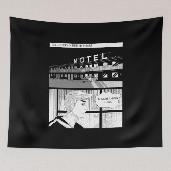Item preview, Screaming Inside - with Manga Illustration designed and sold by SocialStreet.