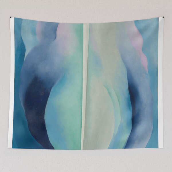 Item preview, Georgia O'Keeffe Abstraction Blue designed and sold by emidye20.