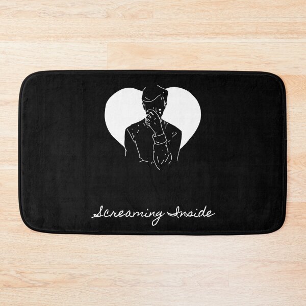 Item preview, Screaming Inside - with Sad Valentine Illustration designed and sold by SocialStreet.