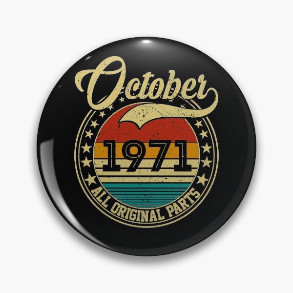 Item preview, Vintage October 1971 All Original Parts Born in October 1971 50th Birthday Gift 50 Years Old designed and sold by MN-Shop0123.