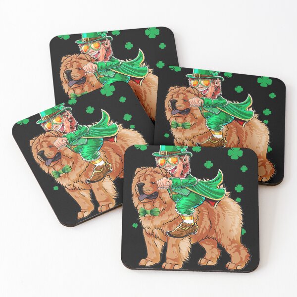 Item preview, Leprechaun Chow Chow Shamrock St. Patrick's Day designed and sold by MarcelaSoto.