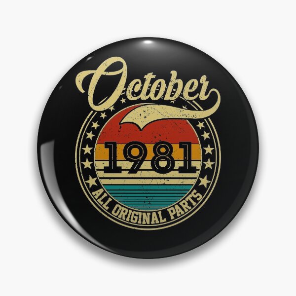 Item preview, Vintage October 1981 All Original Parts Born in October 1981 40th Birthday Gift 40 Years Old designed and sold by MN-Shop0123.