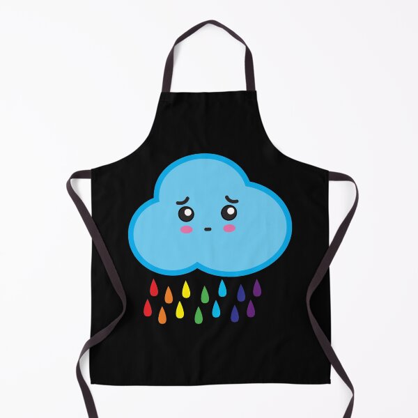 Item preview, Kawaii Sad Cloud with Rainbow Rain designed and sold by Mariano Topno.