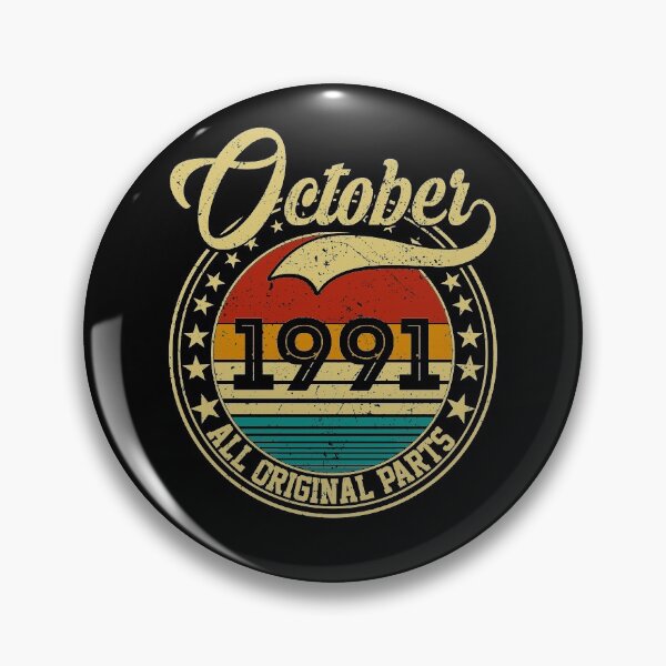 Item preview, Vintage October 1991 All Original Parts Born in October 1991 30th Birthday Gift 30 Years Old designed and sold by MN-Shop0123.