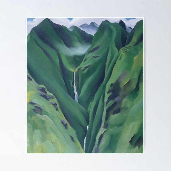 Item preview, Georgia O'Keeffe Waterfall designed and sold by emidye20.