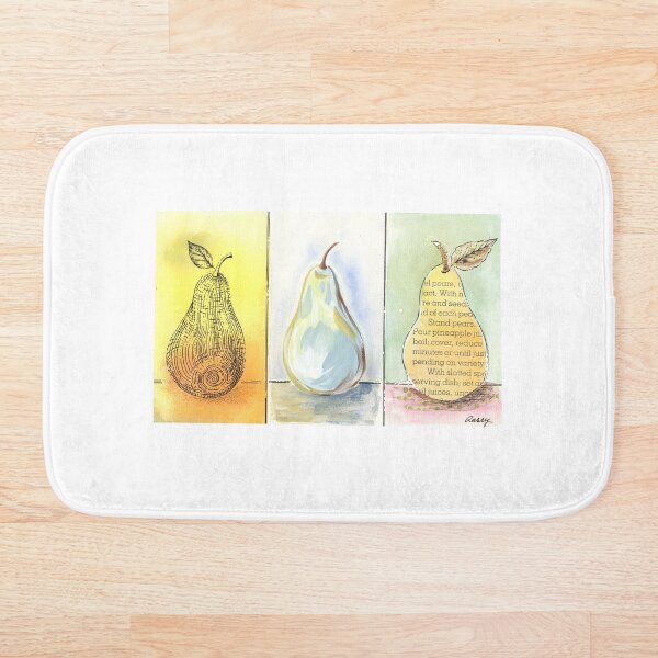 Pear Trio Bath Mat