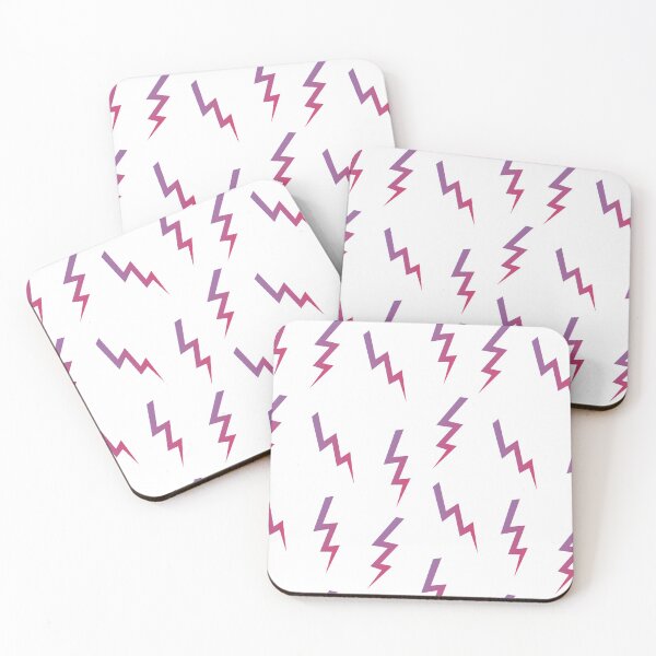 Item preview, Purple to Pink Ombre Lightning Bolt Print designed and sold by TGIYHome.