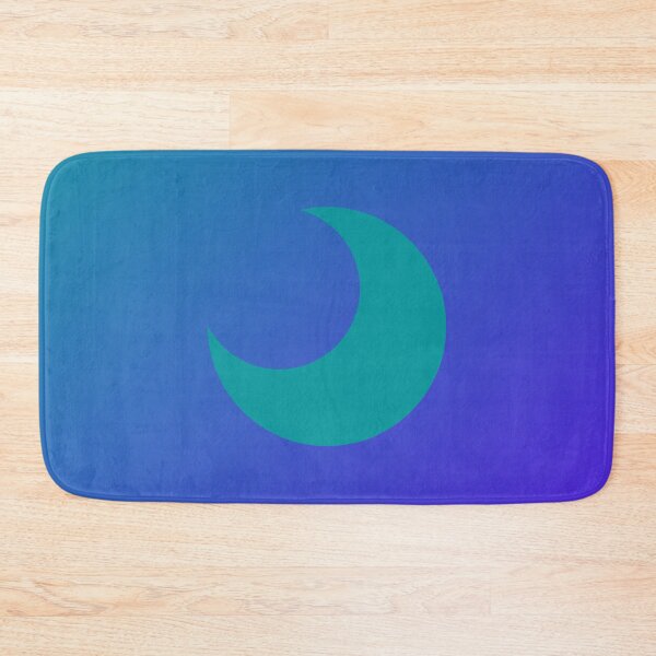 Item preview, Blue Crescent Moon in Gradient Sky designed and sold by ShaunSandhu.