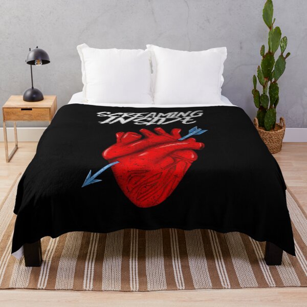 Item preview, Screaming Inside - with Stabbed Heart Illustration designed and sold by SocialStreet.