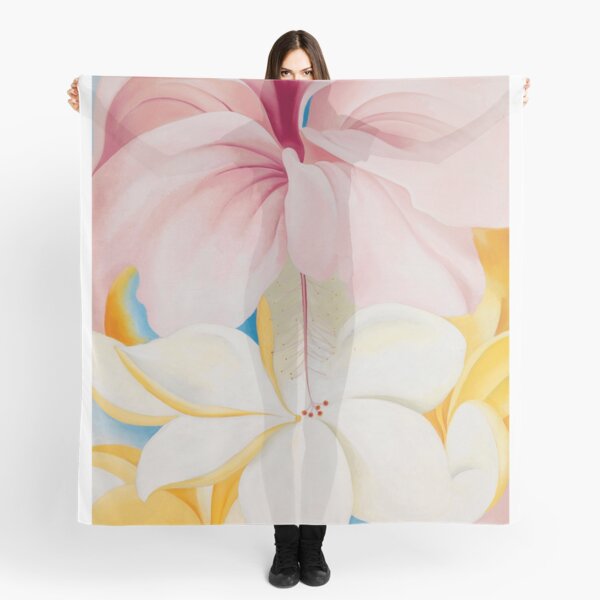Item preview, Georgia O'Keeffe Hibiscus in Plumeria designed and sold by emidye20.