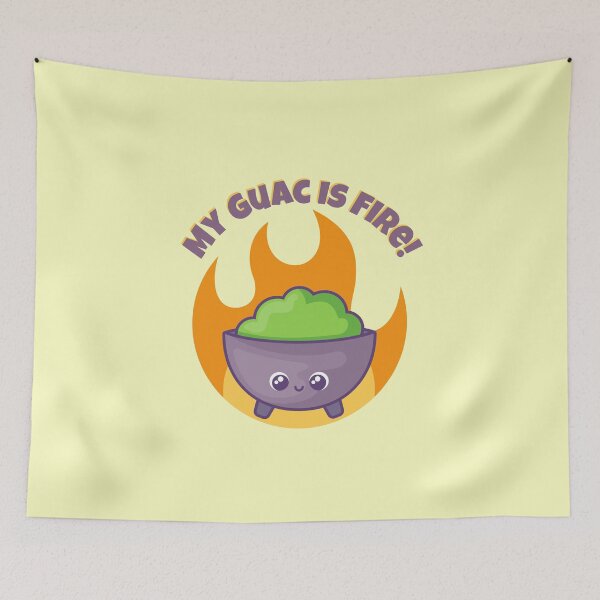 Item preview, My Guac Is Fire! designed and sold by GleamingGiant.