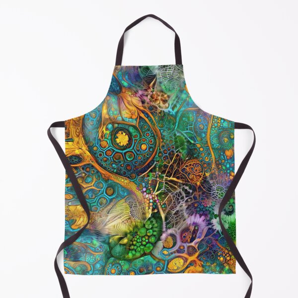 Item preview, Deepdream floral fractalize space abstraction designed and sold by blackhalt.
