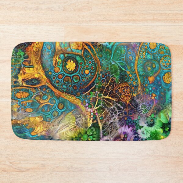 Item preview, Deepdream floral fractalize space abstraction designed and sold by blackhalt.