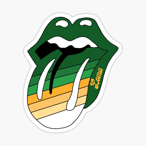 PLNU Tongue and Lips Sticker