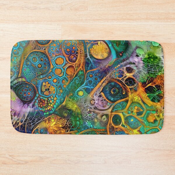 Item preview, Deepdream floral fractalize space abstraction designed and sold by blackhalt.