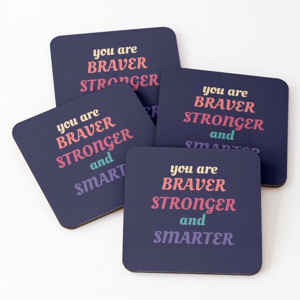 Item preview, You are braver stronger and smarter  designed and sold by CricketDoodles.