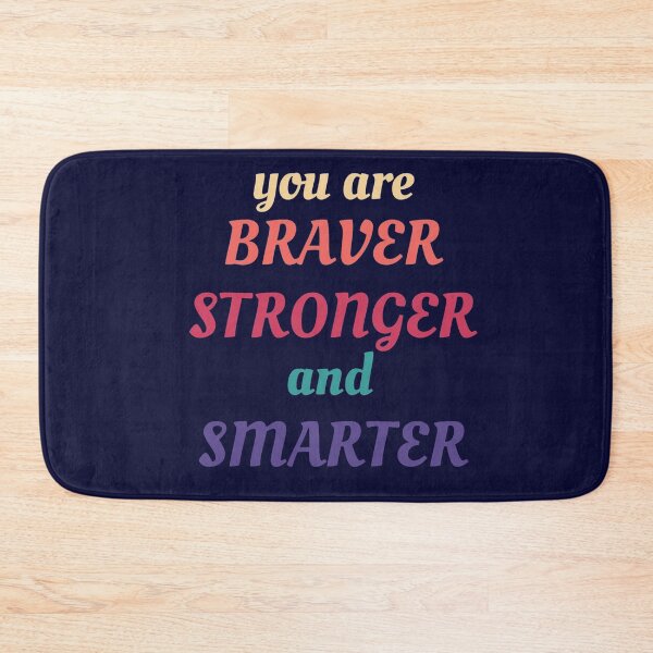 Item preview, You are braver stronger and smarter  designed and sold by CricketDoodles.