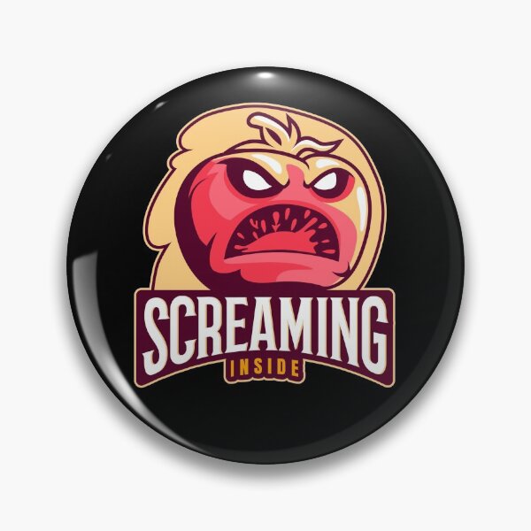 Item preview, Screaming Inside - with Screaming Tomato Illustration designed and sold by SocialStreet.