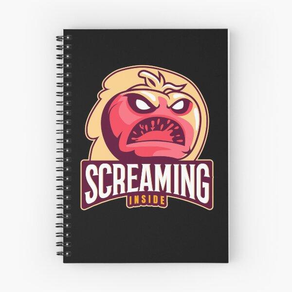 Item preview, Screaming Inside - with Screaming Tomato Illustration designed and sold by SocialStreet.