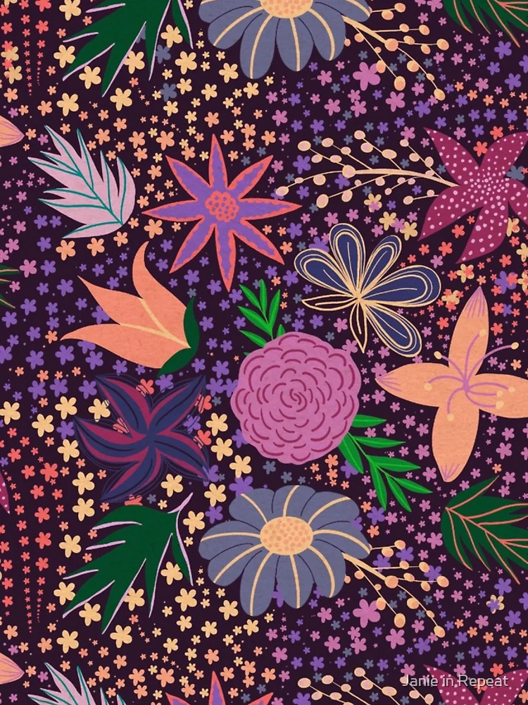 Thumbnail 4 of 4, Samsung Galaxy Phone Case, Spring Time Pop designed and sold by Janie in Repeat .
