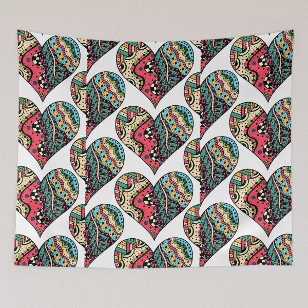 Item preview, paisley heart, Paislies, hearts, hearts pattern, love, sticker, heart, romantic, designed and sold by prteacool.