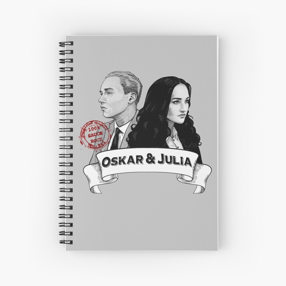 Oskar & Julia Album Artwork Spiral Notebook