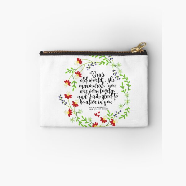 Item preview, Copy of Anne of Green Gables Dear Old World, LM Montgomery book quote designed and sold by Dollfacedesign.