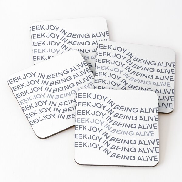Item preview, Seek joy in being alive designed and sold by stuffbysydney.