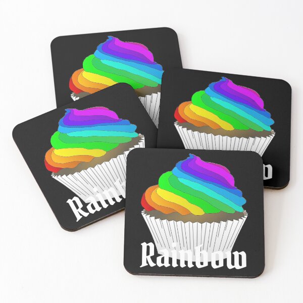 Item preview, Rainbow vintage retro cupcake design designed and sold by KeepItSimple089.