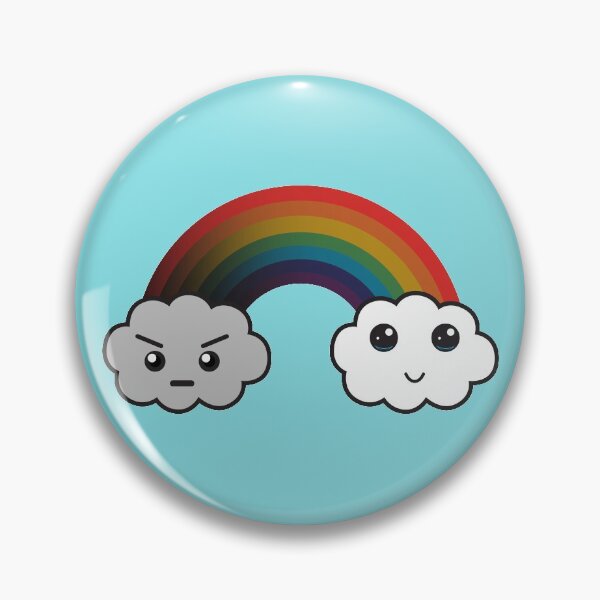 Item preview, Sad and Happy Rainbow Cloud designed and sold by Mariano Topno.