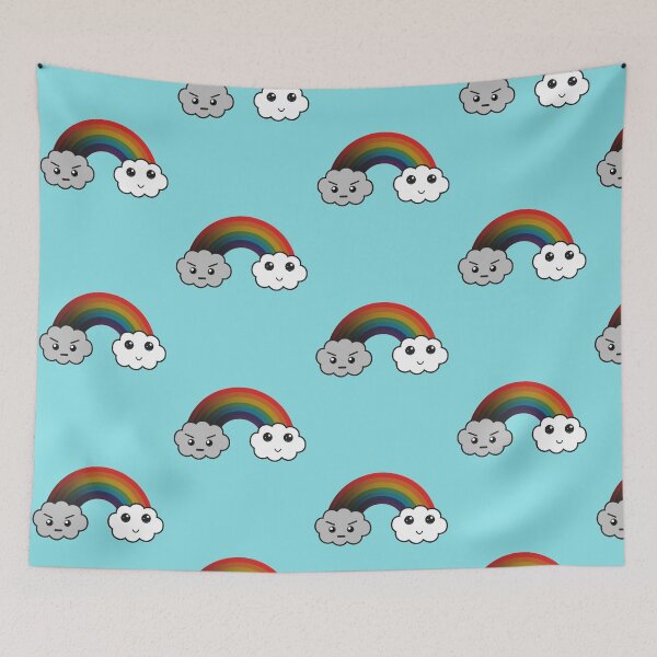 Item preview, Sad and Happy Rainbow Cloud designed and sold by Mariano Topno.
