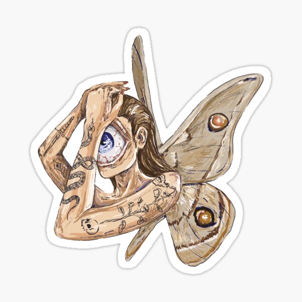 Item preview, Cyclops Moth Girl designed and sold by gia.eva.art.
