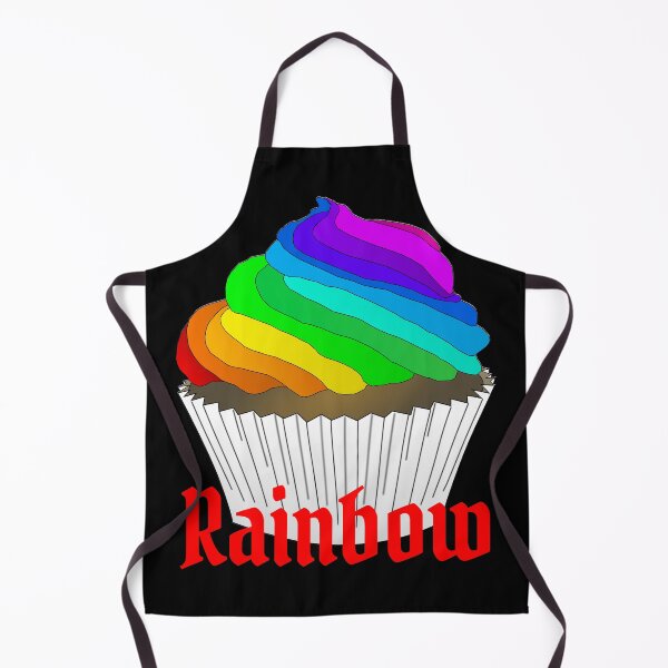 Item preview, Rainbow Vintage Retro Red Cupcake Design designed and sold by KeepItSimple089.