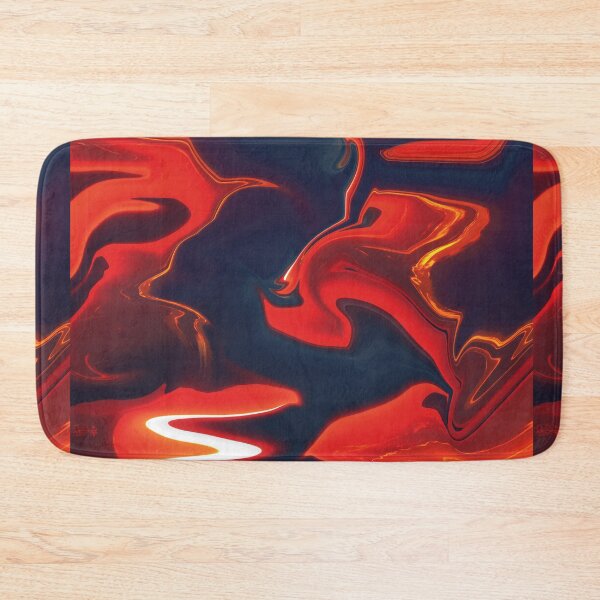 Item preview, Red and Blue liquid texture or pattern designed and sold by Soumita.