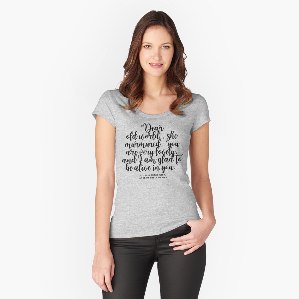 Item preview, Fitted Scoop T-Shirt designed and sold by Dollfacedesign.