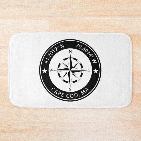 Item preview, Cape Cod, Massachusetts Geographical Coordinates designed and sold by TeeOhGraphics.