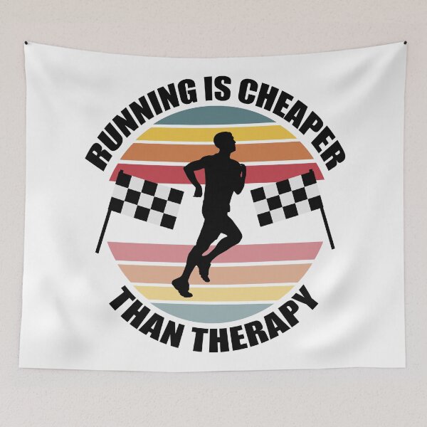 Item preview, Running is Cheaper Than Therapy designed and sold by Orchyd.