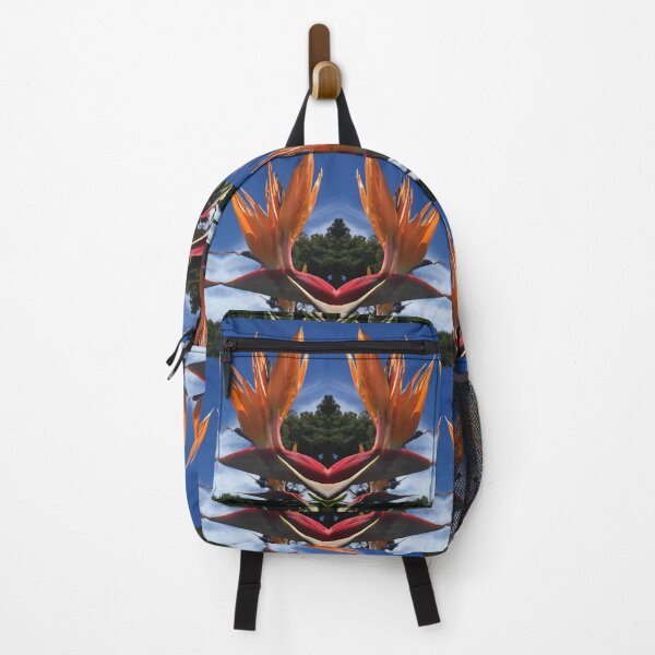 Item preview, Botanical, Divine - Strelitzias, Birds of Paradise in Orange, Scarlet and Emerald under Blue Skies designed and sold by RoseAromas.