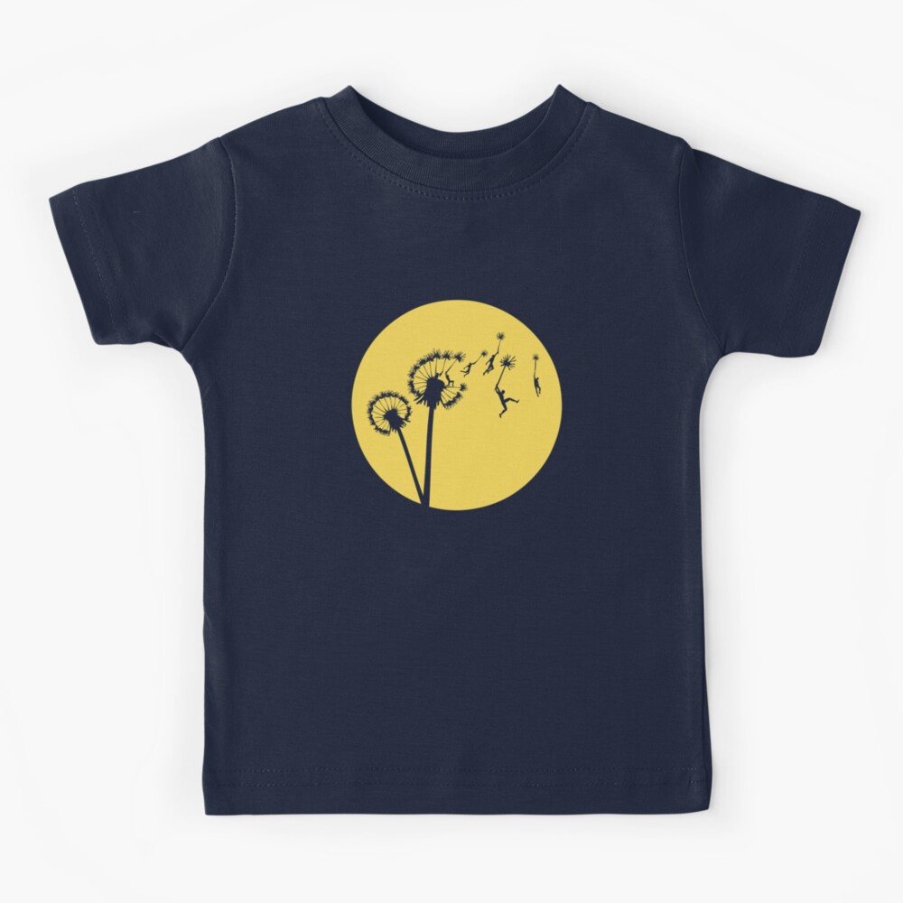 Dandylion Flight - Reversed Circular Kids T-Shirt