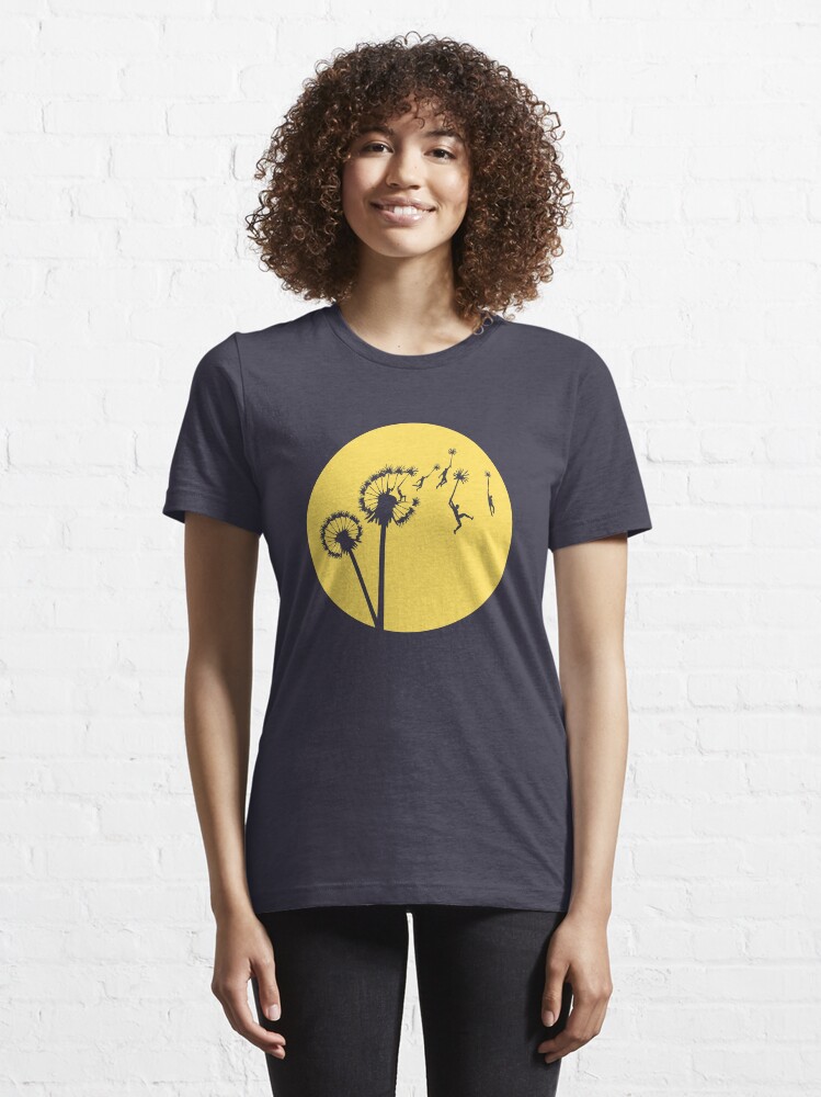 Alternate view of Dandylion Flight - Reversed Circular Essential T-Shirt