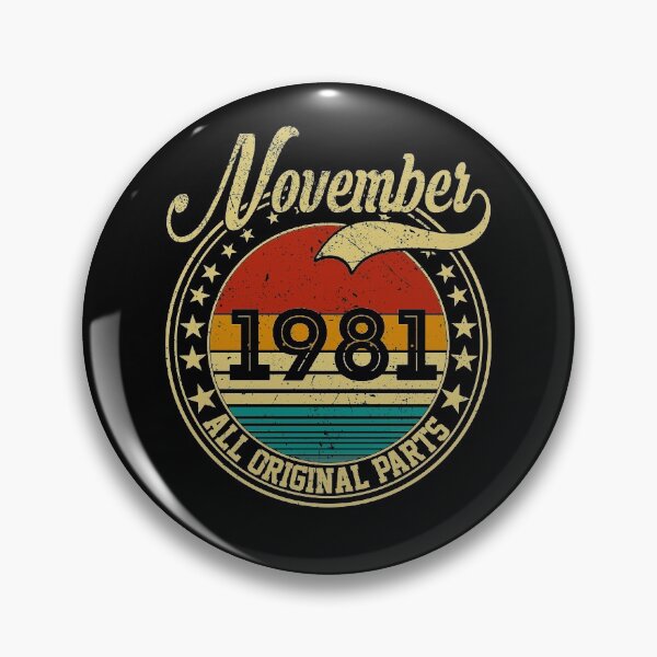 Item preview, Vintage November 1981 All Original Parts Born in November 1981 40th Birthday Gift 40 Years Old designed and sold by MN-Shop0123.