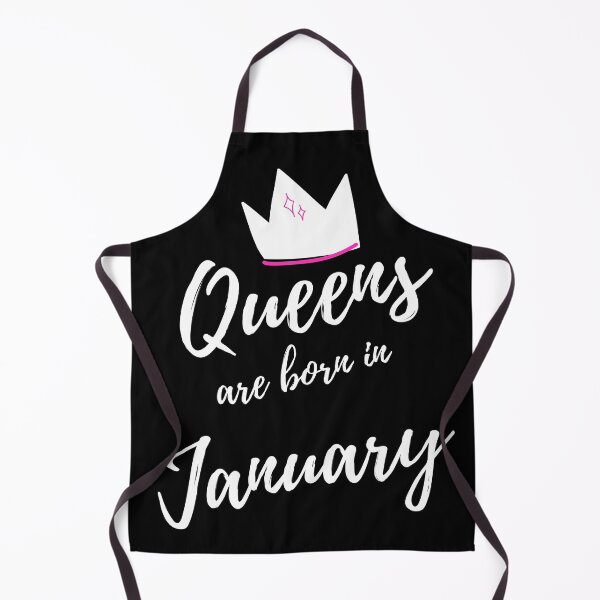 Item preview, Queens are born in January. Happy Birthday! January Birthday Quote Design. designed and sold by That Cheeky Tee.